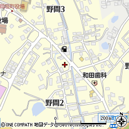福岡県遠賀郡岡垣町野間周辺の地図