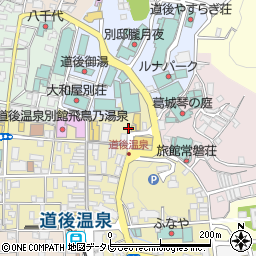 株式会社谷本蒲鉾店　松山・道後店周辺の地図