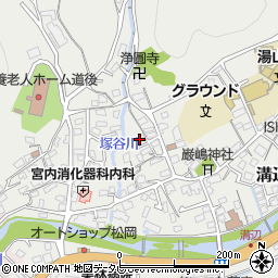 愛媛県松山市溝辺町605周辺の地図
