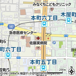 松山市消防局周辺の地図