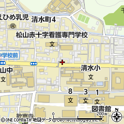 ほっともっと　松山清水町店周辺の地図