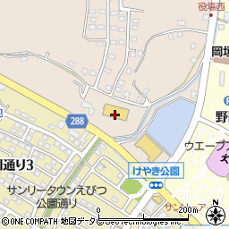 コメリハード＆グリーン岡垣店周辺の地図