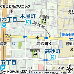 ポーラ・ザ・ビューティ松山城北店周辺の地図