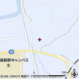 徳島県阿南市新野町葉池谷周辺の地図