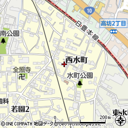 福岡県北九州市小倉南区西水町8周辺の地図