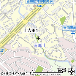 上吉田一丁目公園周辺の地図