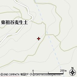 徳島県三好市東祖谷麦生土203周辺の地図