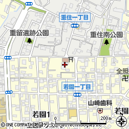 若宮公民館周辺の地図