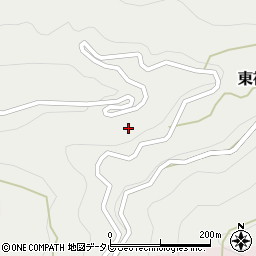 徳島県三好市東祖谷麦生土104-1周辺の地図