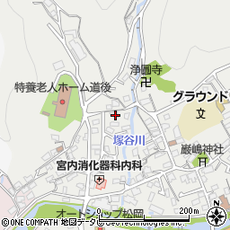 愛媛県松山市溝辺町609周辺の地図