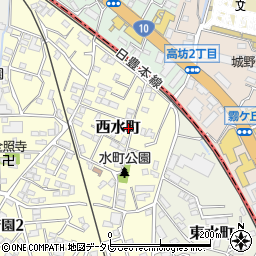 福岡県北九州市小倉南区西水町7-3周辺の地図