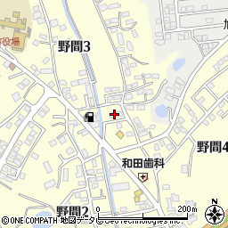 福岡県遠賀郡岡垣町野間3丁目周辺の地図