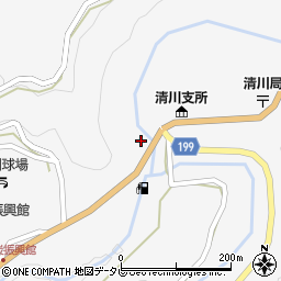 和歌山県日高郡みなべ町清川1379周辺の地図