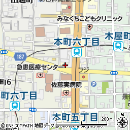 看護師求人情報センター松山周辺の地図