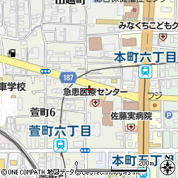 東洋防災工業株式会社　松山営業所周辺の地図