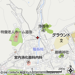 愛媛県松山市溝辺町甲-745周辺の地図