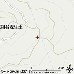 徳島県三好市東祖谷麦生土205周辺の地図