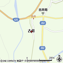 和歌山県日高郡印南町古井周辺の地図