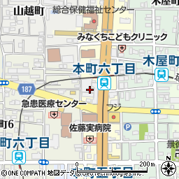 ポーラ・松山本町店周辺の地図