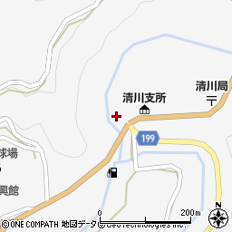 和歌山県日高郡みなべ町清川2239周辺の地図