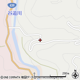 徳島県三好市東祖谷麦生土93-4周辺の地図