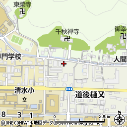 アプランドル道後松山周辺の地図