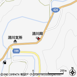 和歌山県日高郡みなべ町清川2187周辺の地図