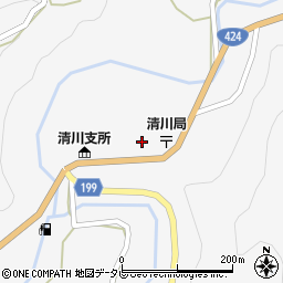 和歌山県日高郡みなべ町清川2193周辺の地図