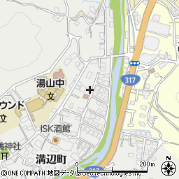 愛媛県松山市溝辺町451-8周辺の地図