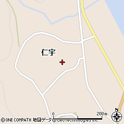 徳島県那賀郡那賀町仁宇王子前127周辺の地図