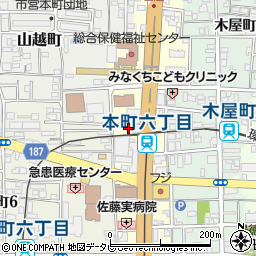 本町食糧周辺の地図