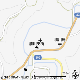 和歌山県日高郡みなべ町清川2219周辺の地図