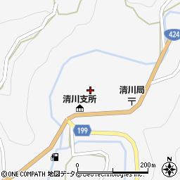 和歌山県日高郡みなべ町清川1382周辺の地図