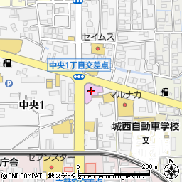 松山中央ボウル周辺の地図