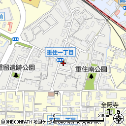 ファミリーマート小倉重住二丁目店周辺の地図