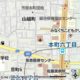 愛媛県消費生活センター　相談専用周辺の地図