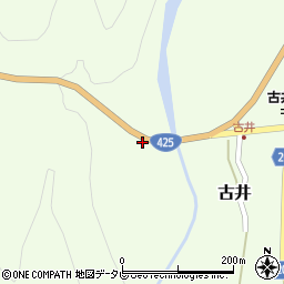 和歌山県日高郡印南町古井313-1周辺の地図
