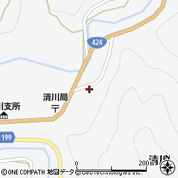 和歌山県日高郡みなべ町清川2140周辺の地図