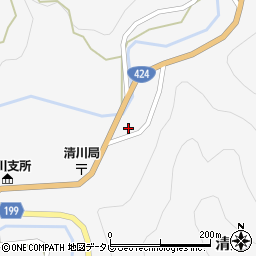 和歌山県日高郡みなべ町清川2154周辺の地図