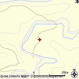 和歌山県田辺市本宮町一本松348周辺の地図