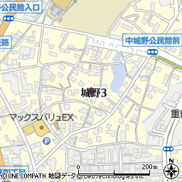 昭和食品株式会社　城野店周辺の地図