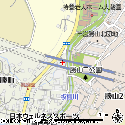 景勝町公園周辺の地図