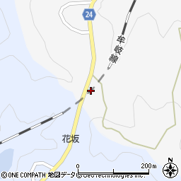 徳島県阿南市桑野町花坂64周辺の地図