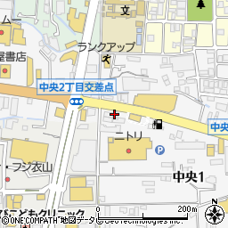 株式会社アマノ　松山営業所周辺の地図