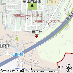 豊日社周辺の地図