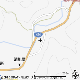 和歌山県日高郡みなべ町清川2146周辺の地図