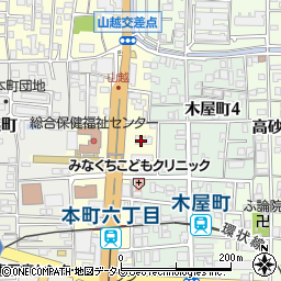 公文ライオンズ本町教室周辺の地図