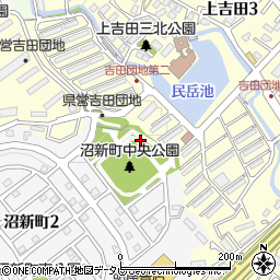 沼新町中央公園トイレ周辺の地図