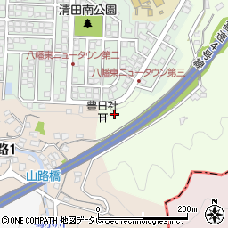 福岡県北九州市八幡東区山路松尾町1周辺の地図