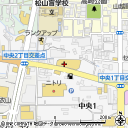 トヨタカローラ愛媛中央通店周辺の地図